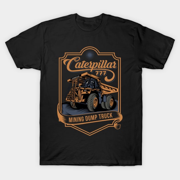 Caterpillar 777 T-Shirt by damnoverload